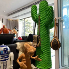 선인장 행거 대형 구프람 의류 주황 옷걸이 옷가게 스탠드 1.3m
